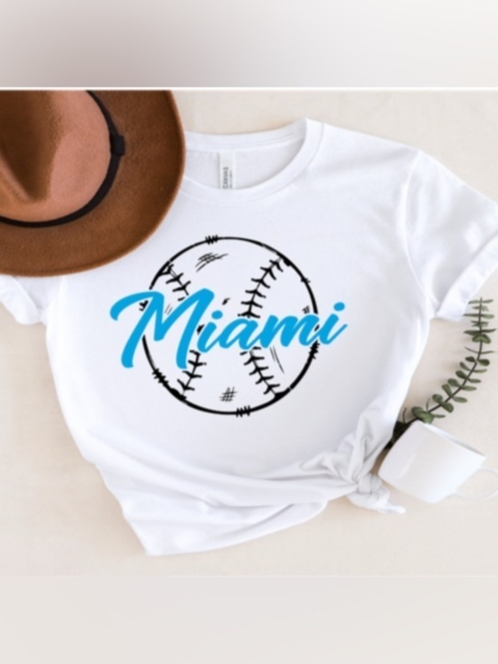Miami Baseball Tee